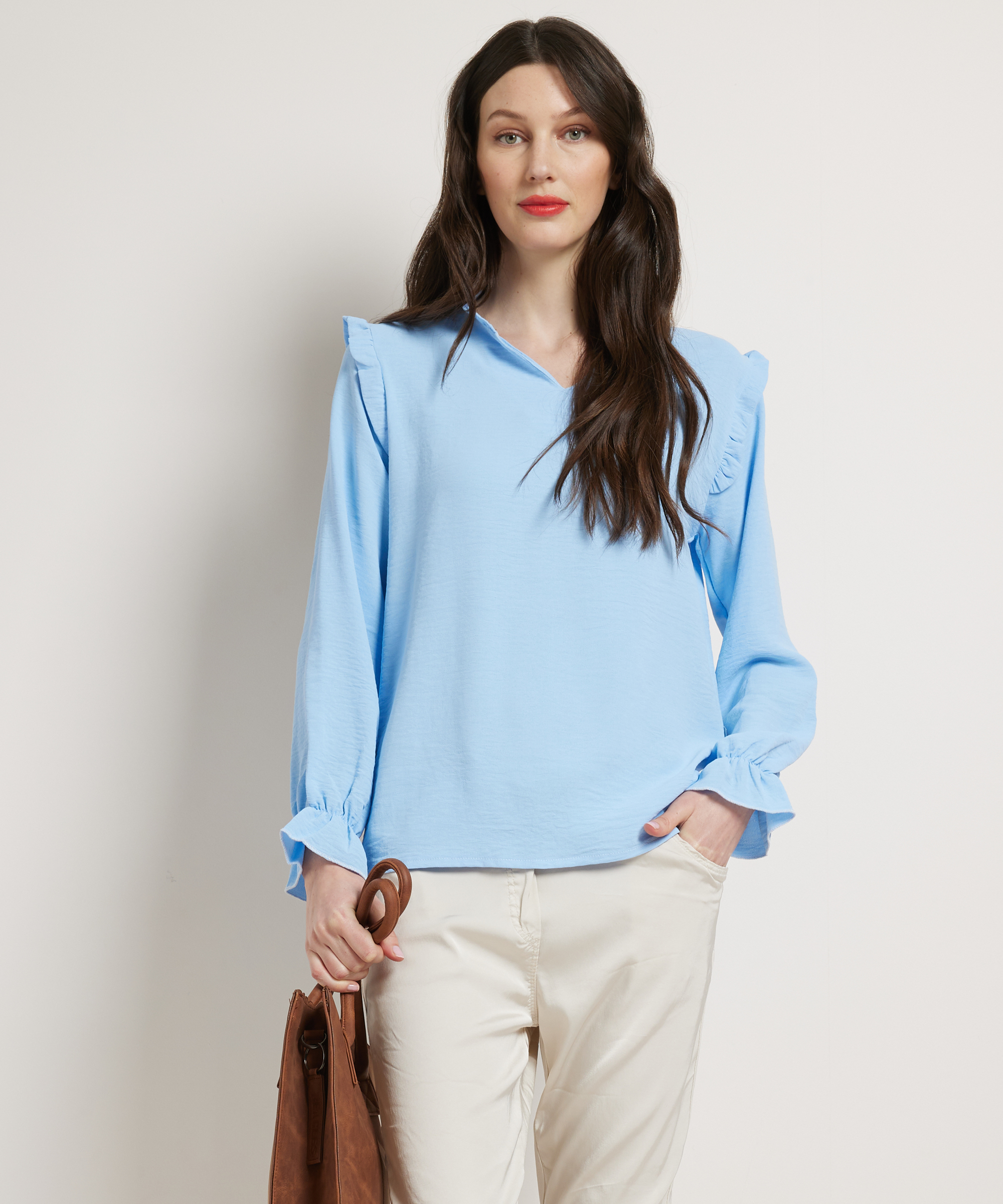 top met ruchedetails