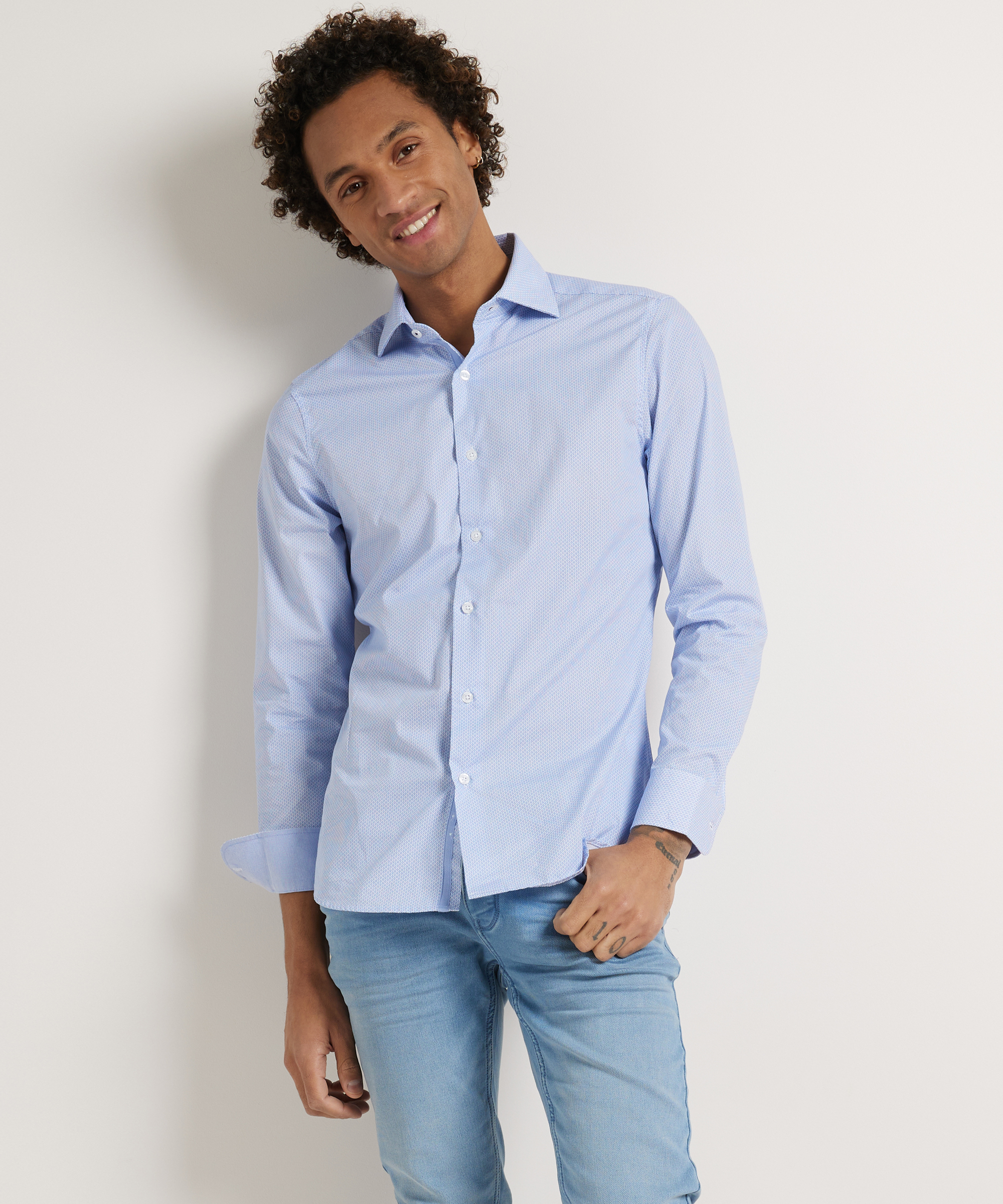 slim fit overhemd