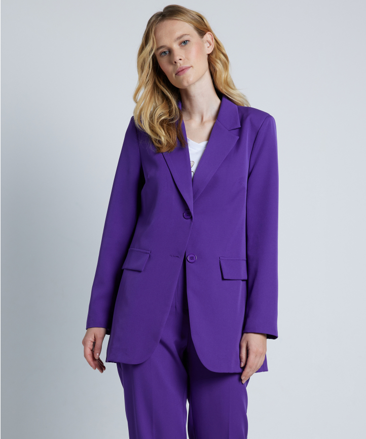 Paarse blazer shop