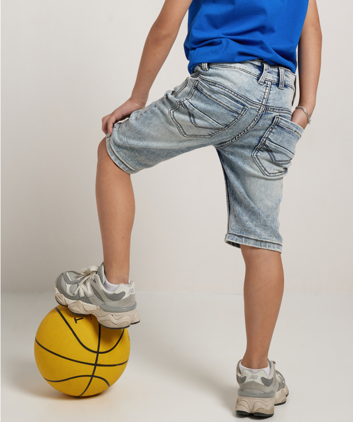 korte broek slim fit jogg denim
