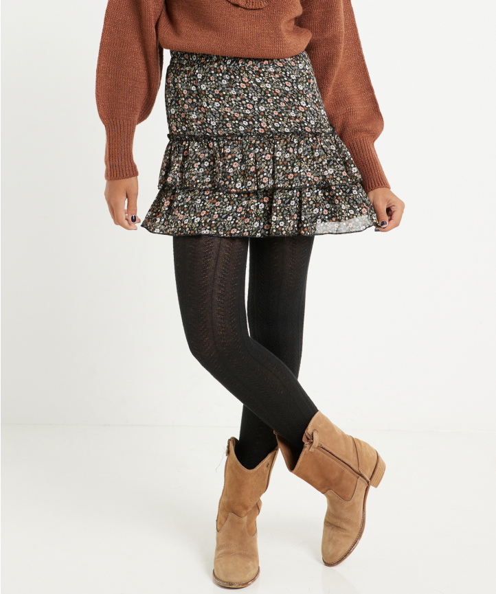 ruche rokje all over print