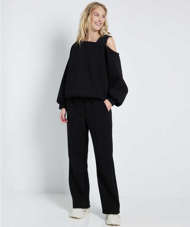cold shoulder sweater