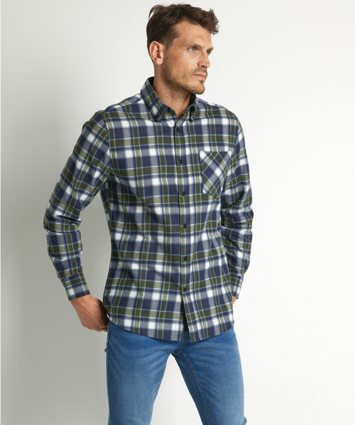 Overhemd van top katoenen flanel