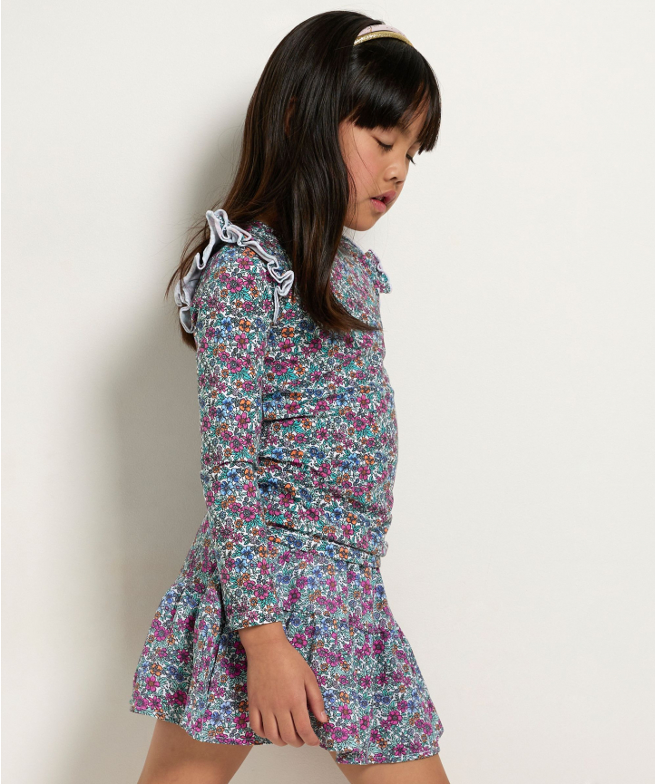 TwoDay meisjes jurk met bloemenprint online bestellen