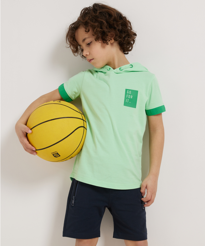 capuchon t shirt backprint