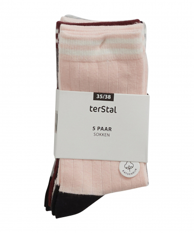 5-pack sokken dessin