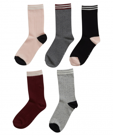 5-pack sokken dessin