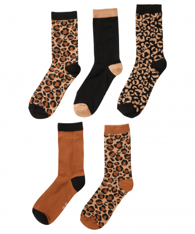 5-pack sokken dessin