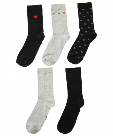 5-pack sokken dessin