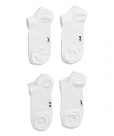 4-pack sneakersokken uni