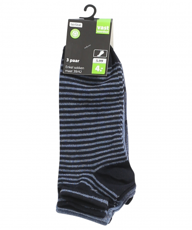 3-pack sneakersokken