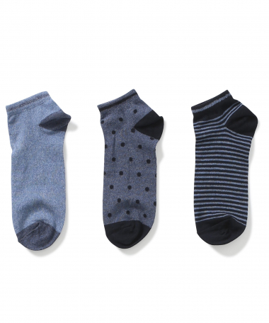 3-pack sneakersokken
