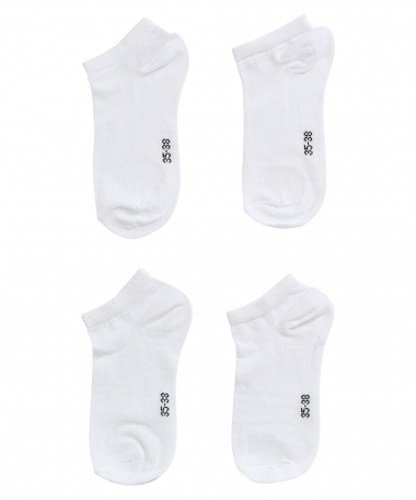 4-pack sneakersokken uni