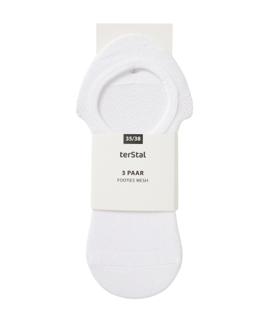 3-pack footies mesh