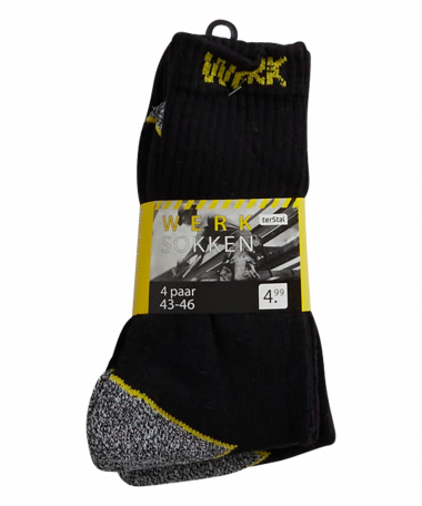 4-pack werksokken