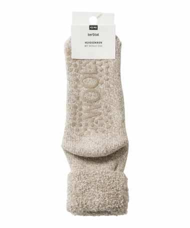 antislip huissokken met wol