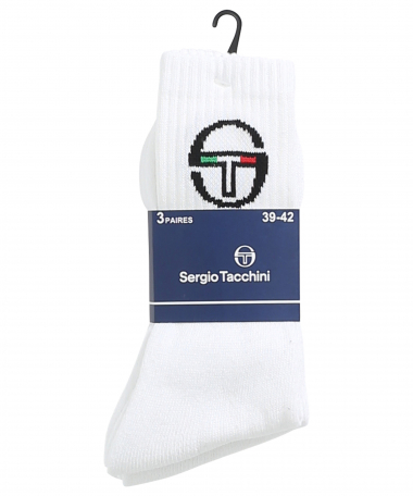 3-pack sportsokken sergio tacchini