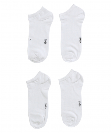 4-pack sneakersokken uni
