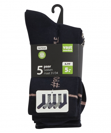 5-pack sokken