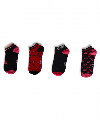4-pack sneakersokken