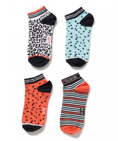 4-pack sneakersokken