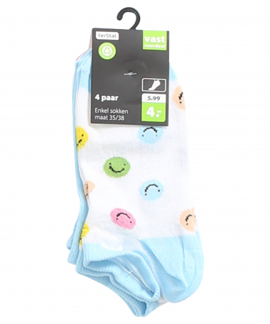 4-pack sneakersokken