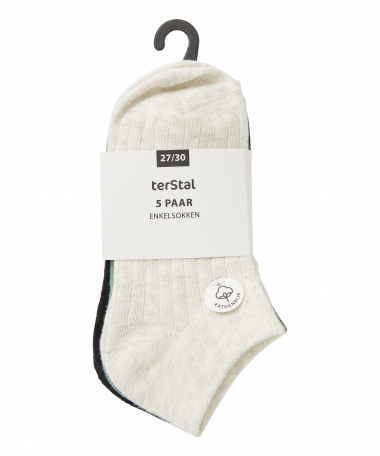 5-pack enkelsokken