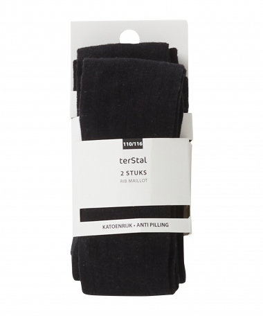 2-pack maillot uni rib