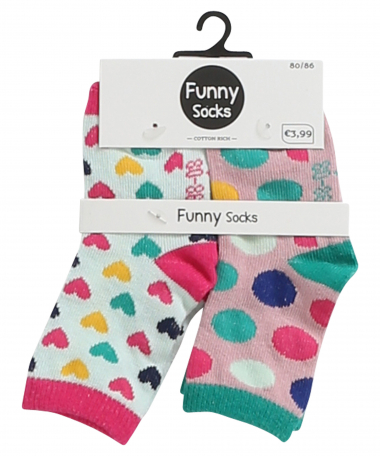 2-pack funny sokken