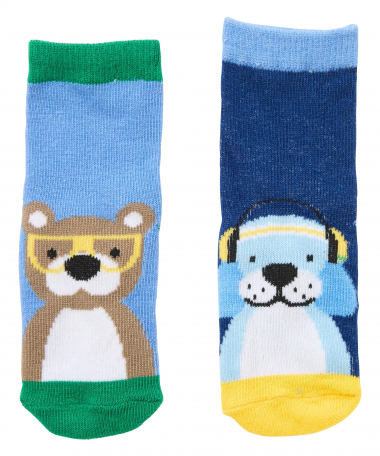 2-pack funny baby sokken