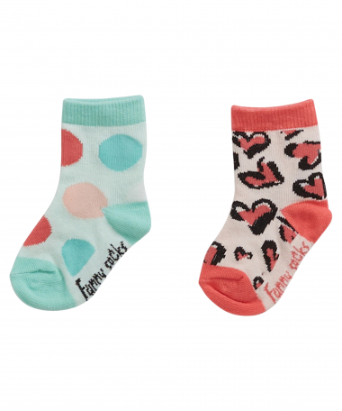 2-pack funny baby sokken