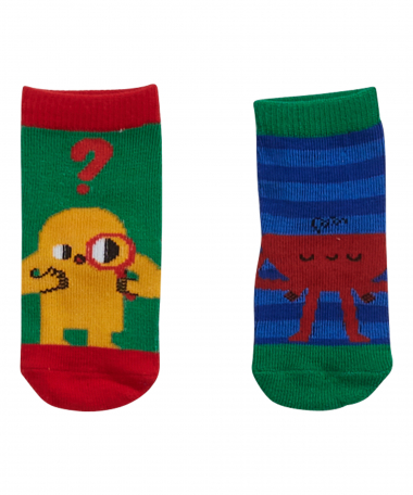 2-pack funny baby sokken