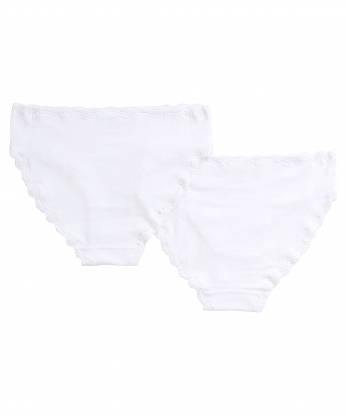 2-pack slip met kant