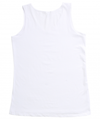 singlet v-hals kant