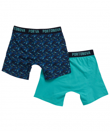 2-pack boxershort uni+print