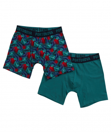 2-pack boxershort uni+print