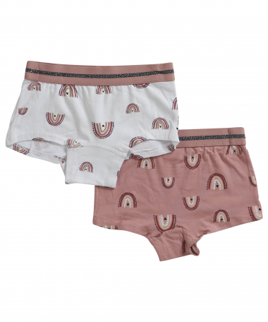 2-pack boxershorts (regenboog)