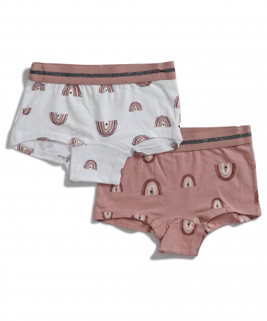 2-pack boxershorts (regenboog)