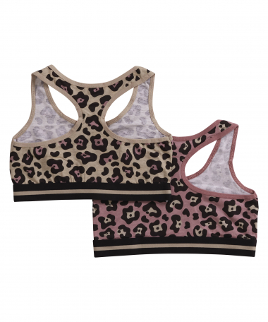 2-pack beha top (panter)