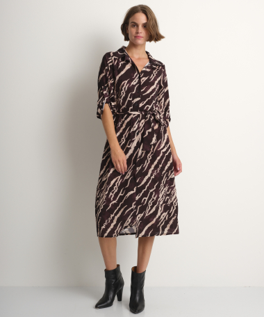 Midi jurk met print
