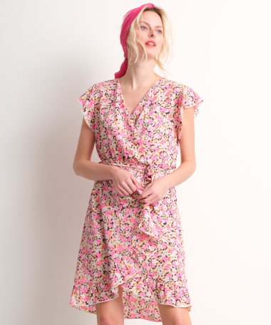 jurk met overslaglook