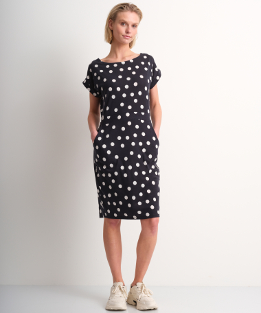 korte jersey jurk