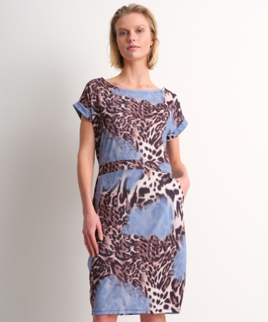 korte jersey jurk