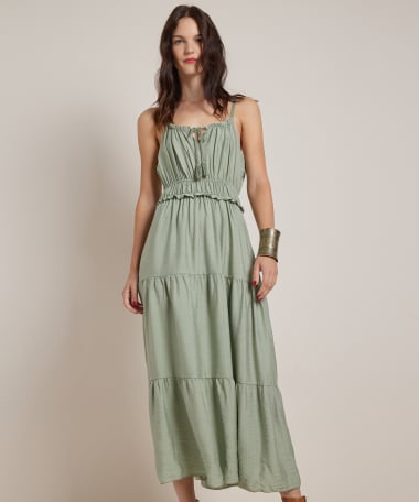 halter jurk lang