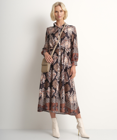 Blousejurk met barokke print