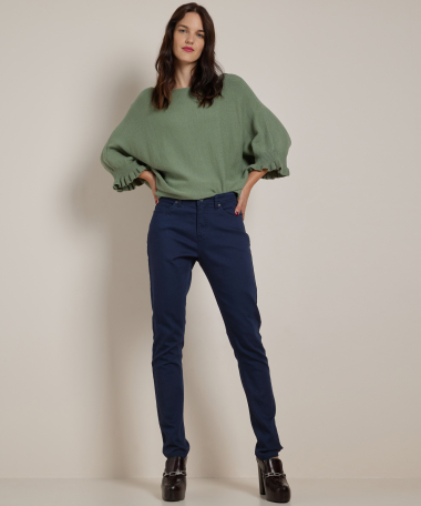 slim fit broek stretch twill