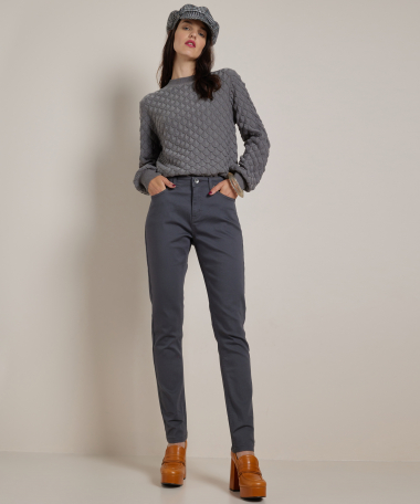 slim fit broek stretch twill