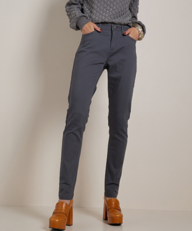 slim fit broek stretch twill