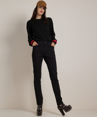 slim fit broek stretch twill