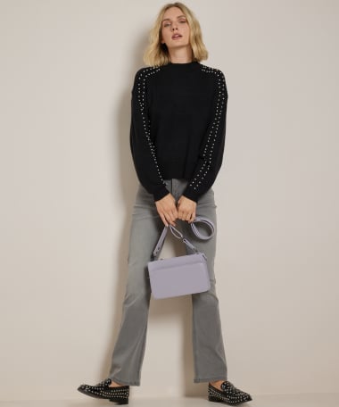 flared fit stretch jeans - noa